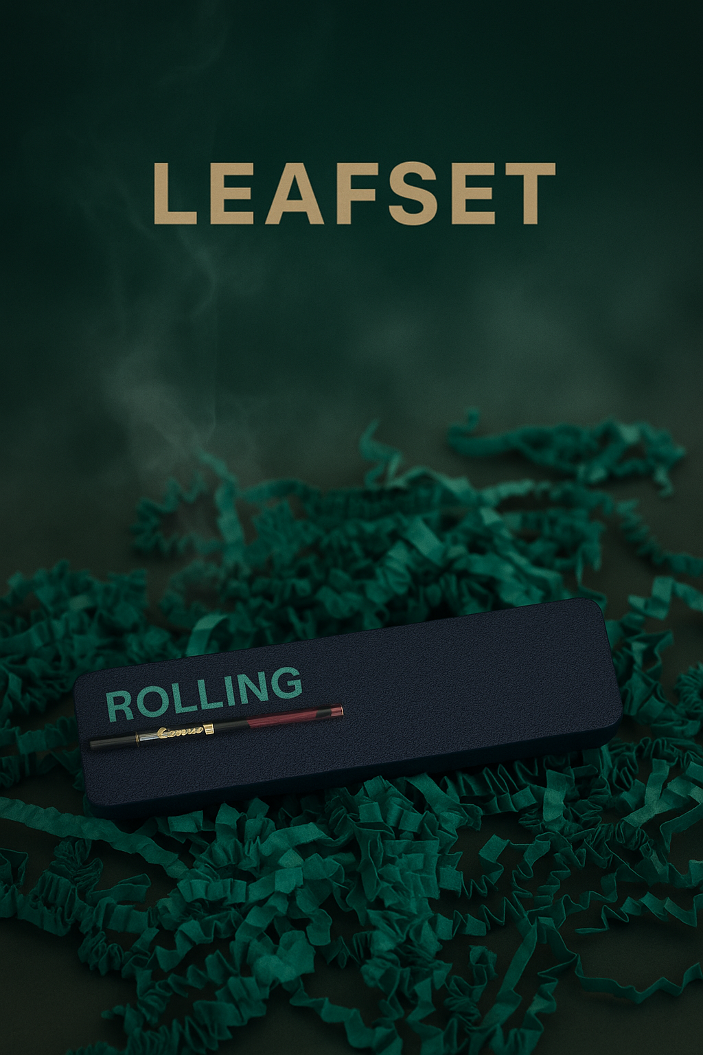 ROLLING STAND – Étui pour paquet de feuilles à rouler et support de roulage compact