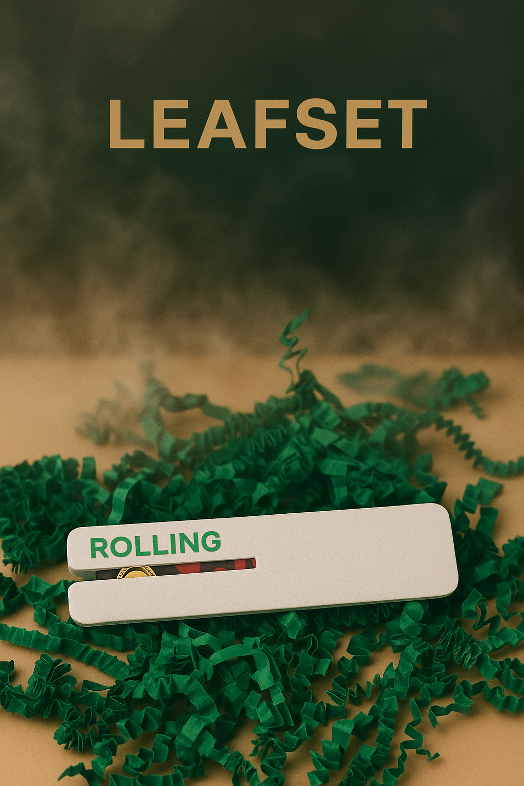 ROLLING STAND – Étui pour paquet de feuilles à rouler et support de roulage compact